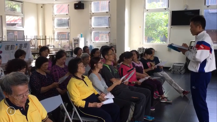 健康休閒管理系師生前往新竹上山社區提供健康保健專業服務
